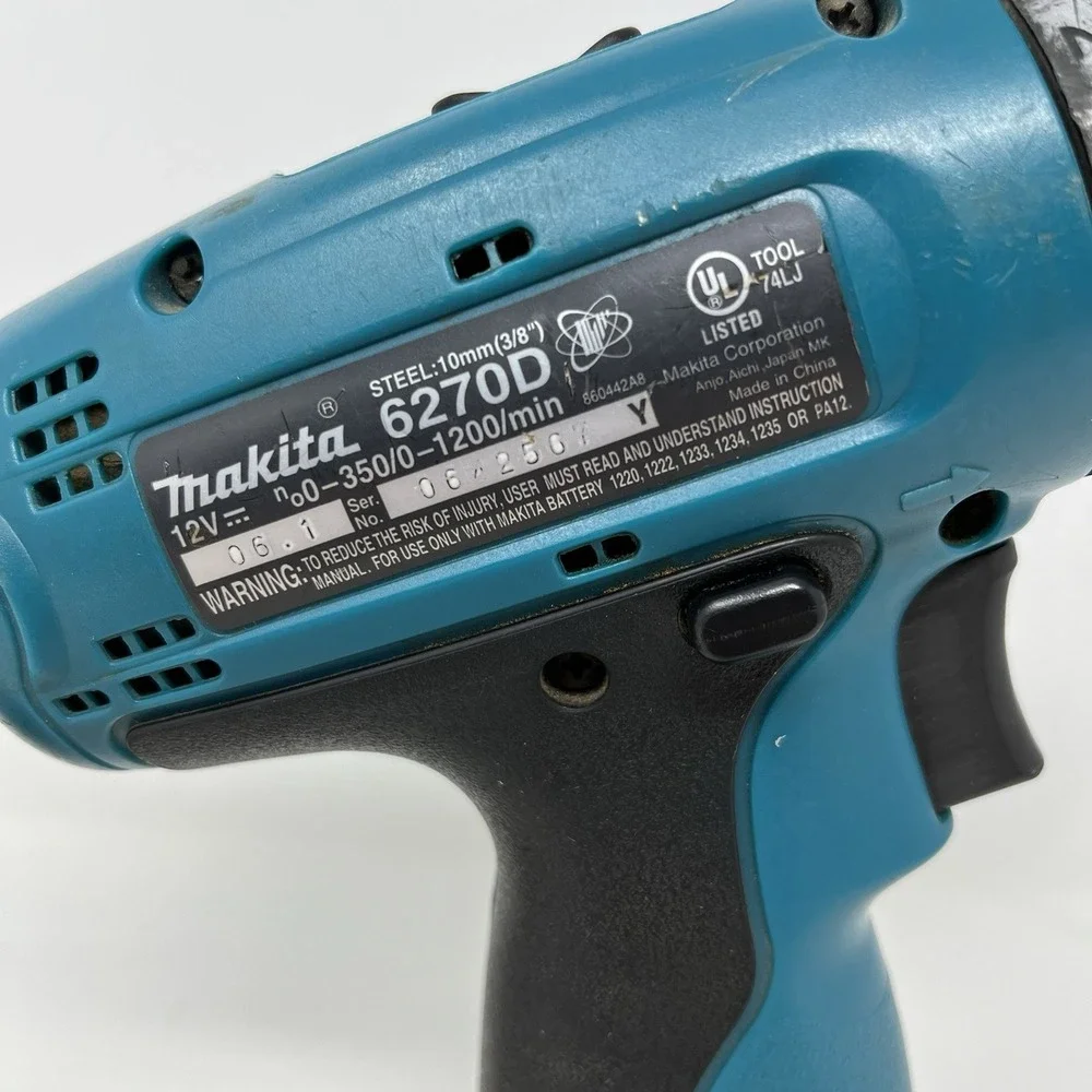 Makita 6270D 12V Cordless Drill Driver 3/8